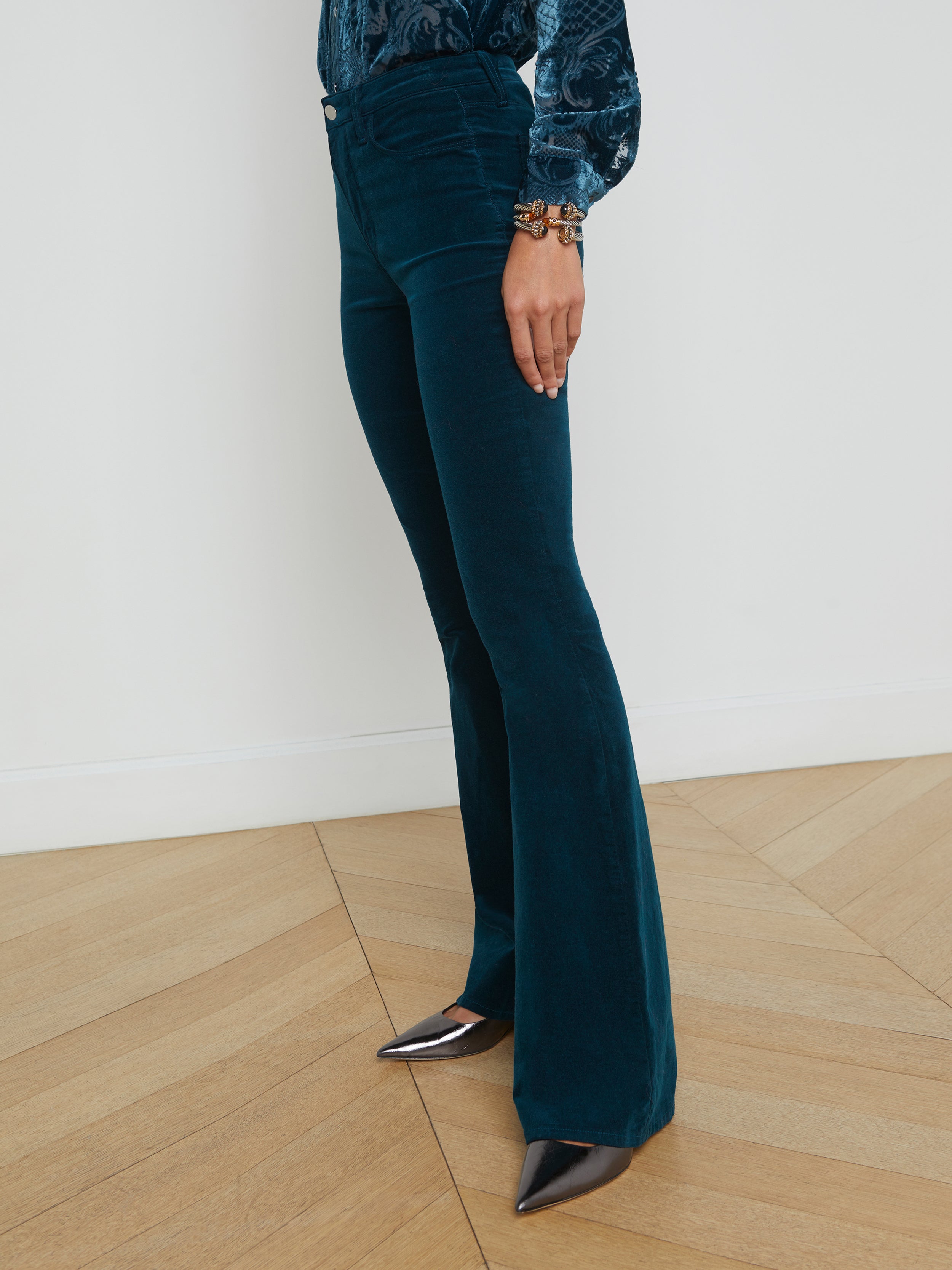Marty Velvet Flare Jean jean L'AGENCE Sale