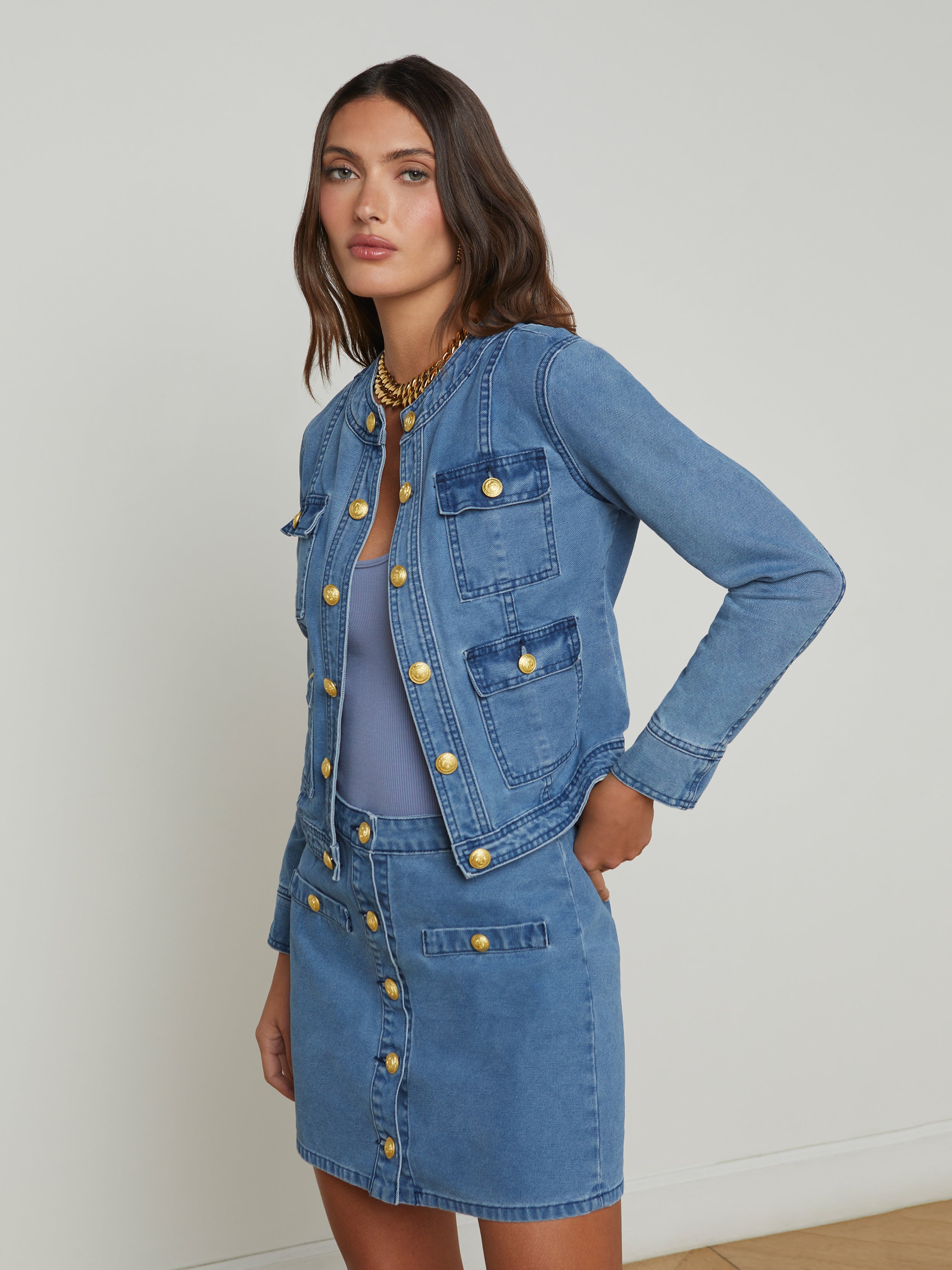 Yari Denim Jacket jacket L'AGENCE
