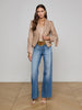 Vashti Fringed Leather Blazer