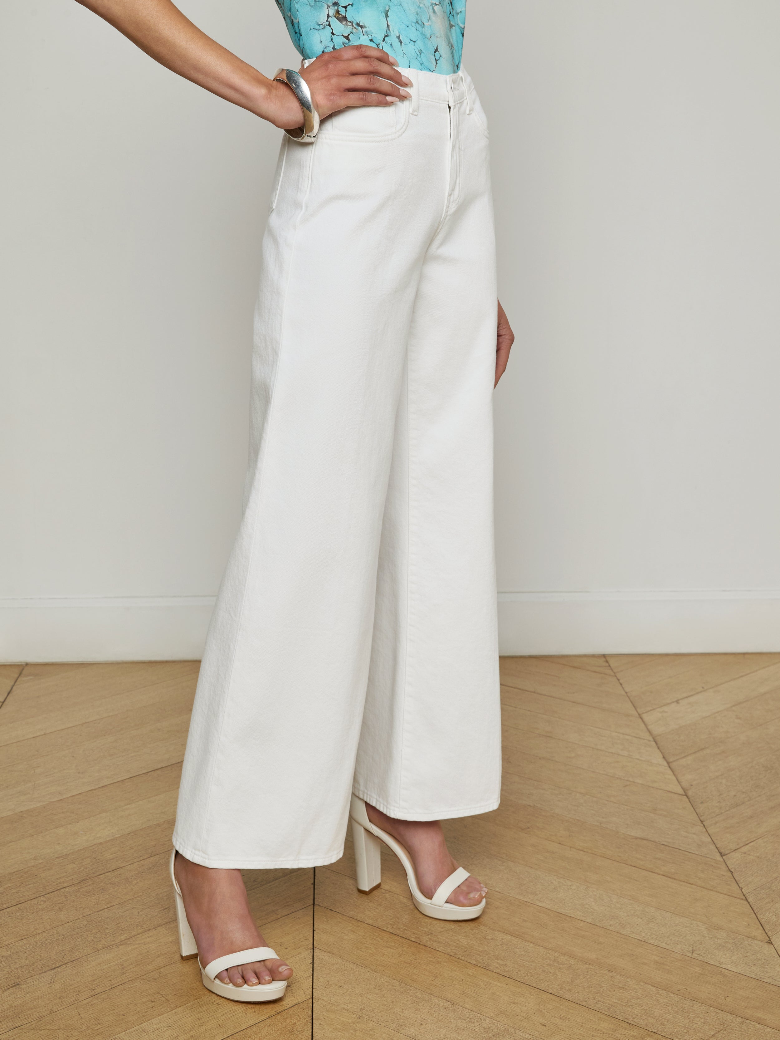 Alicent Wide-Leg Jean jean L'AGENCE