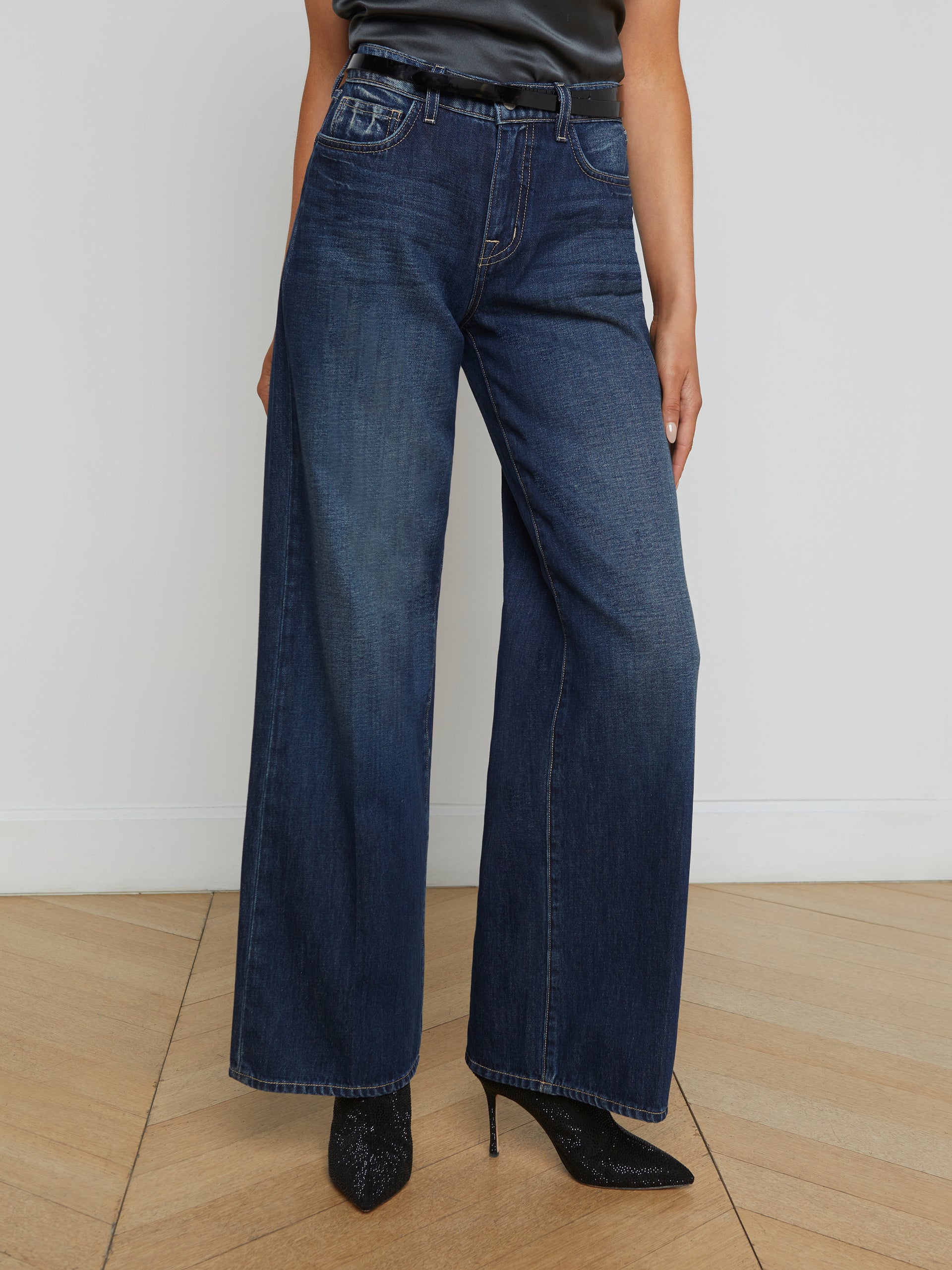 Alicent Wide-Leg Jean jean L'AGENCE Sale
