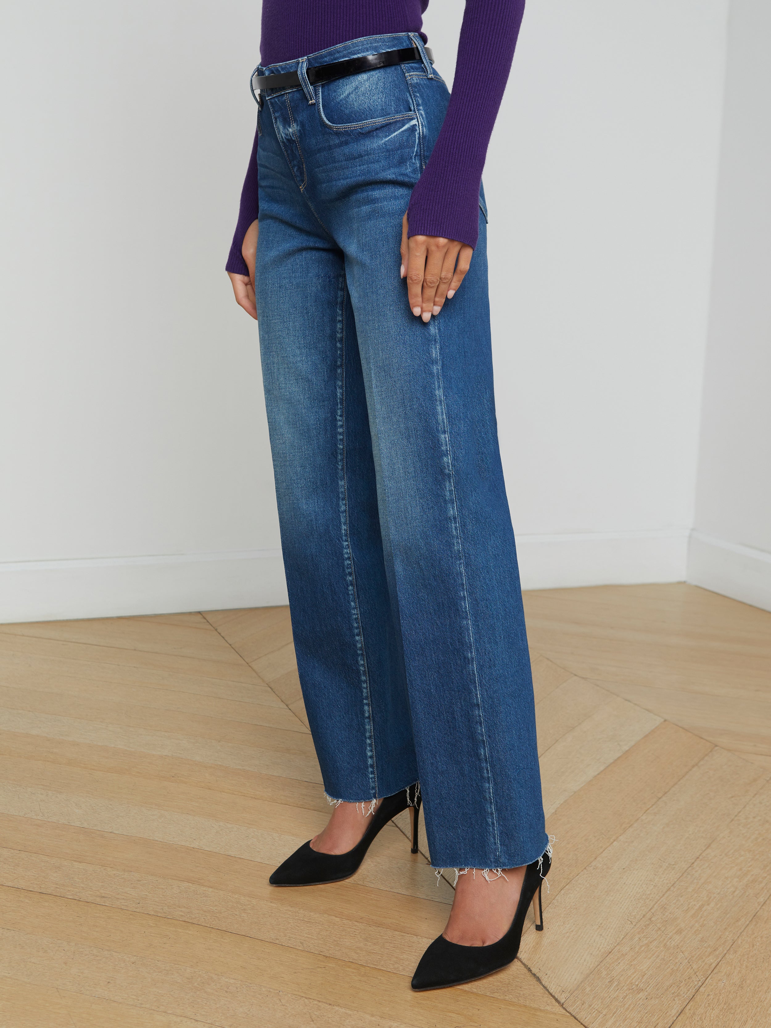 Tiana Wide-Leg Jean jean L'AGENCE Sale
