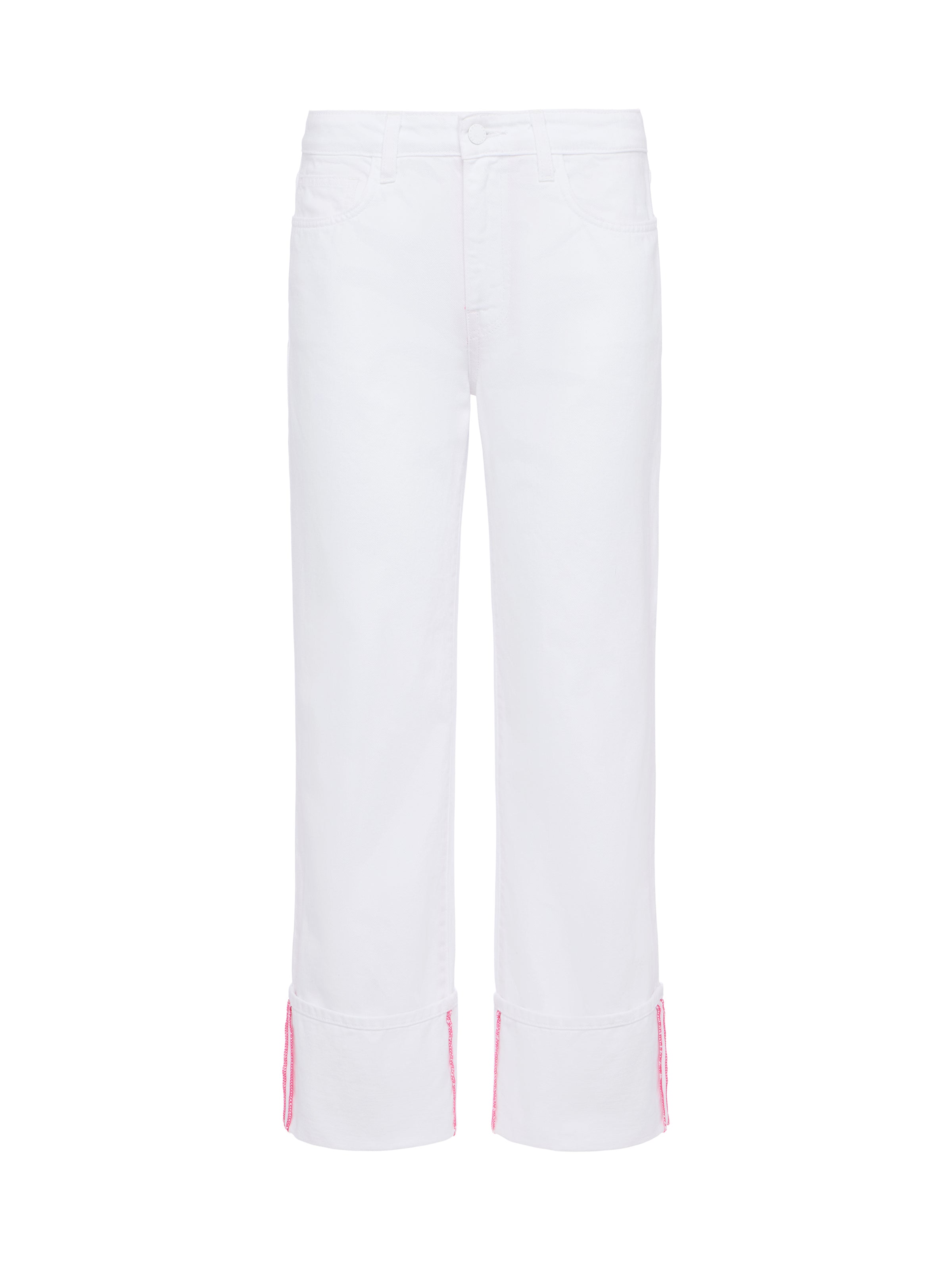 Leighton Cropped Cuffed Jean jean L'AGENCE