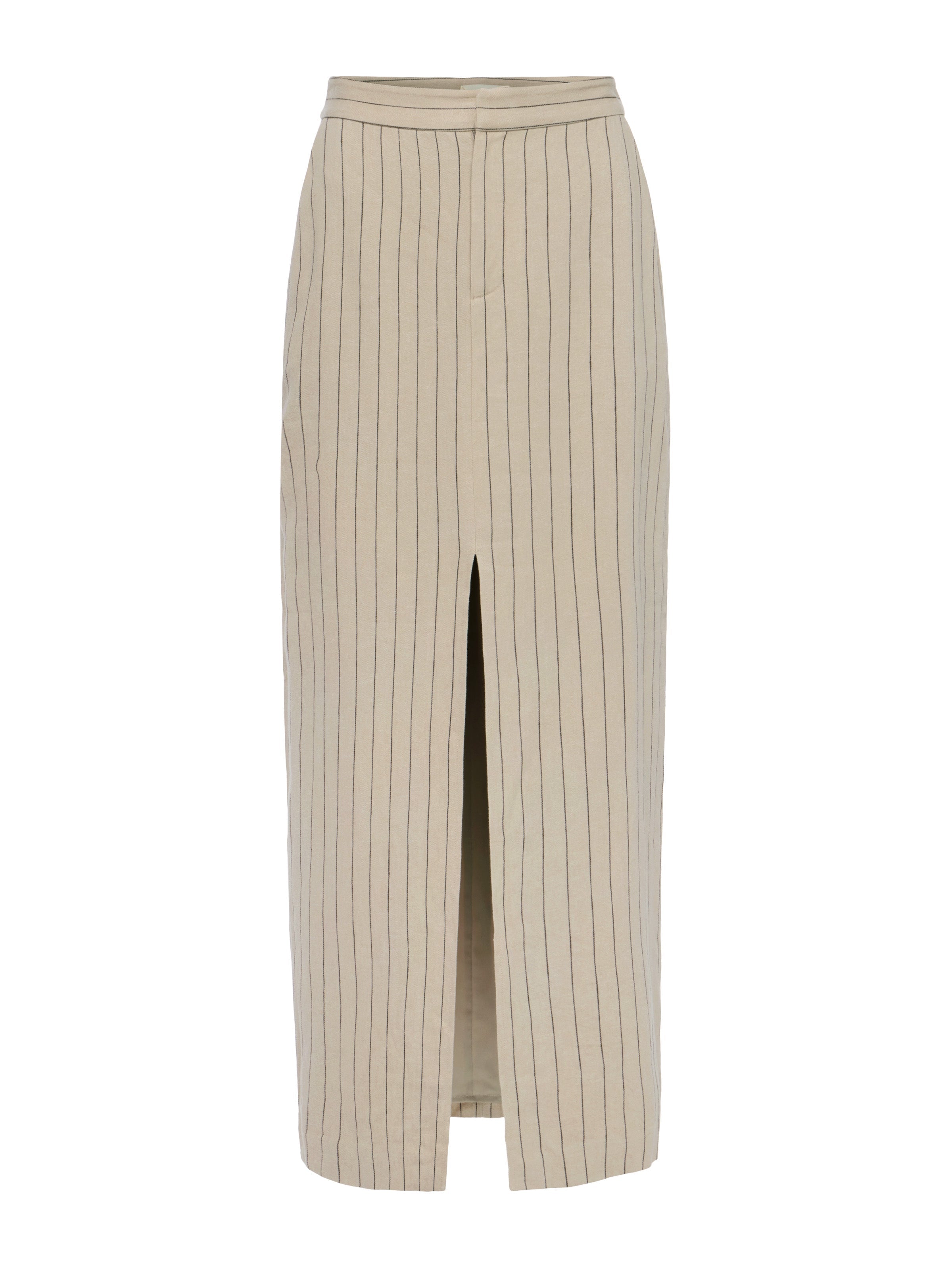 Maceline Pinstriped Maxi Skirt skirt L'AGENCE