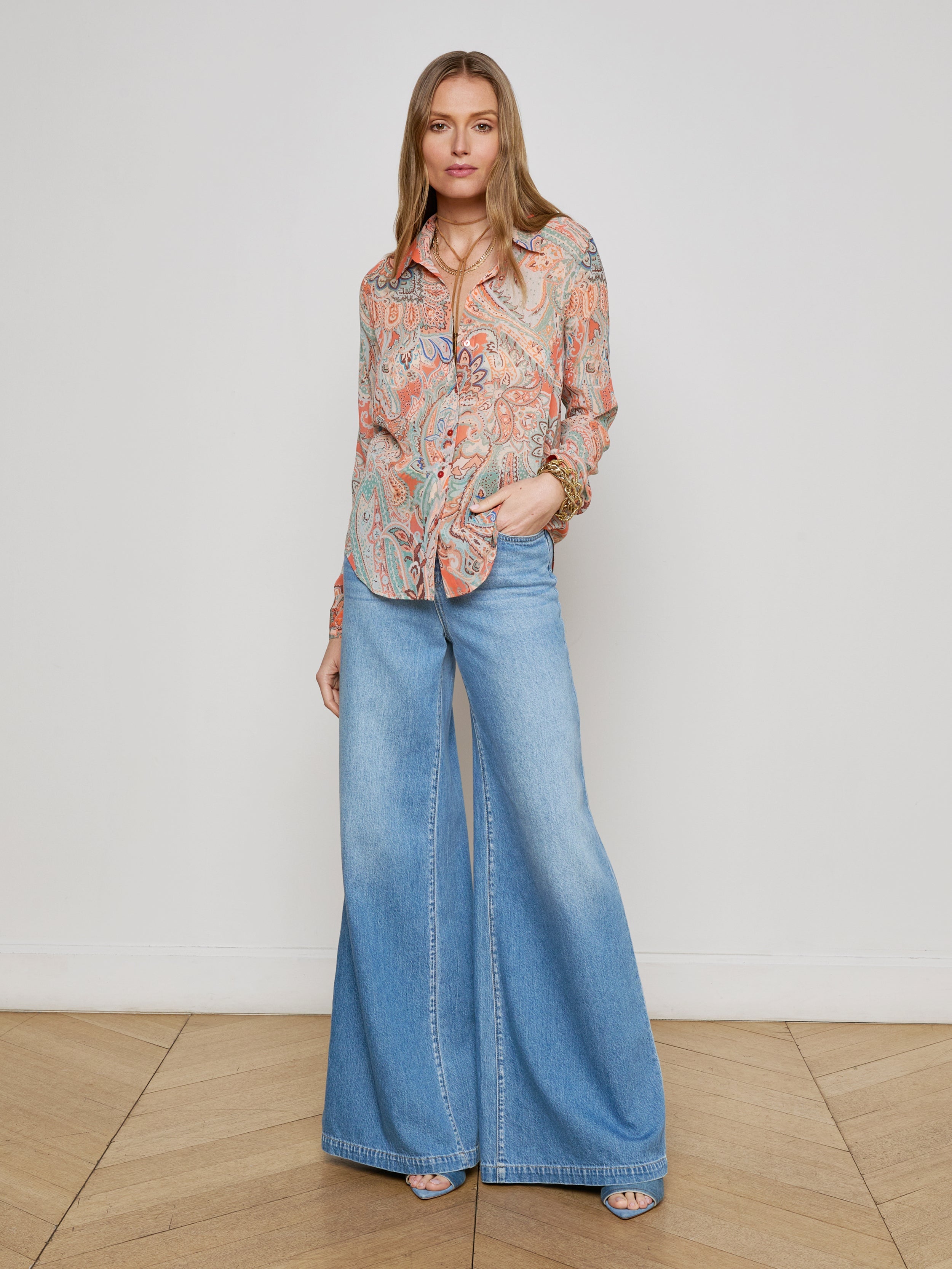Laurent Paisley Blouse blouse L'AGENCE