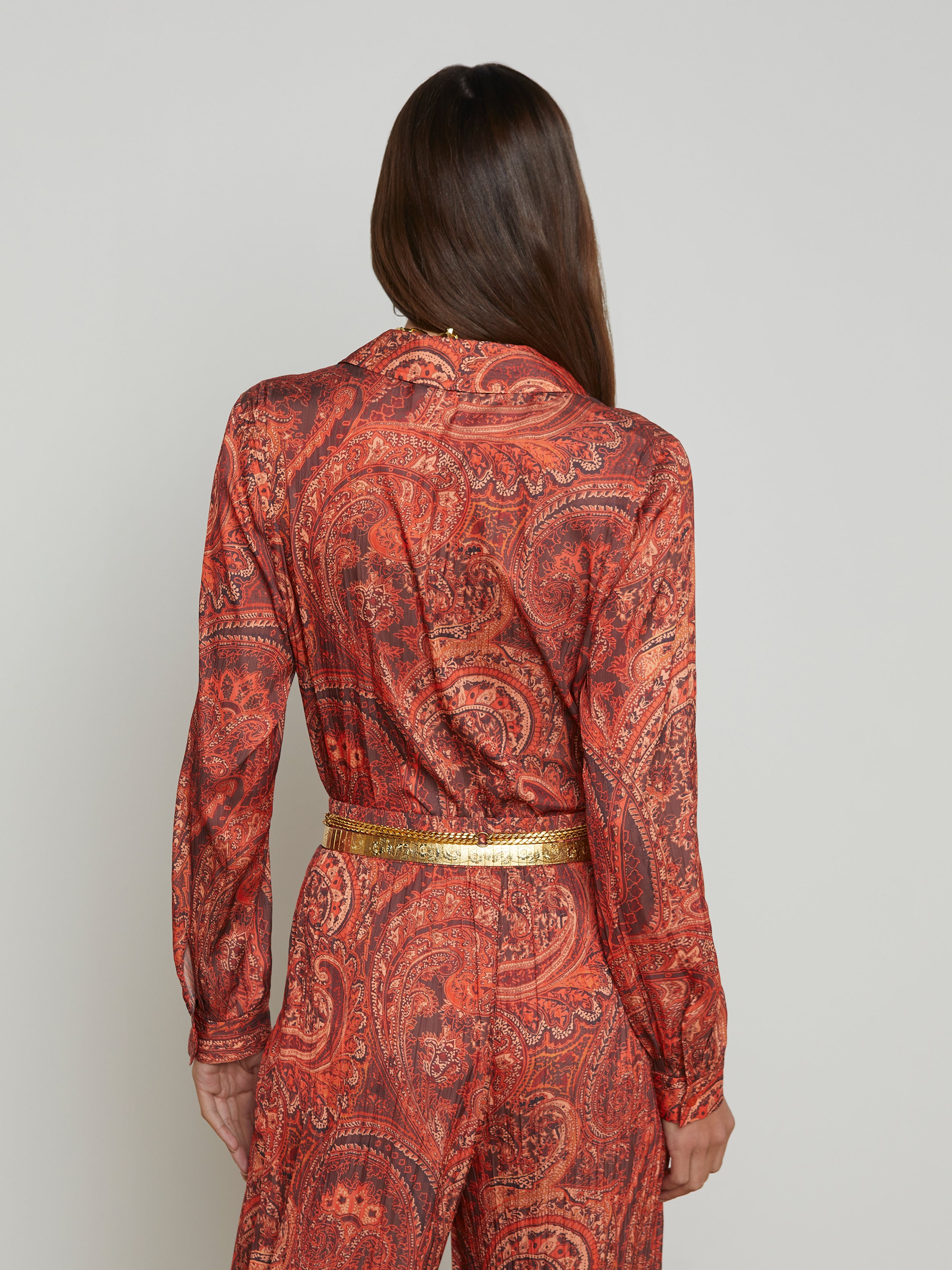 Argo Satin Blouse blouse L'AGENCE Sale