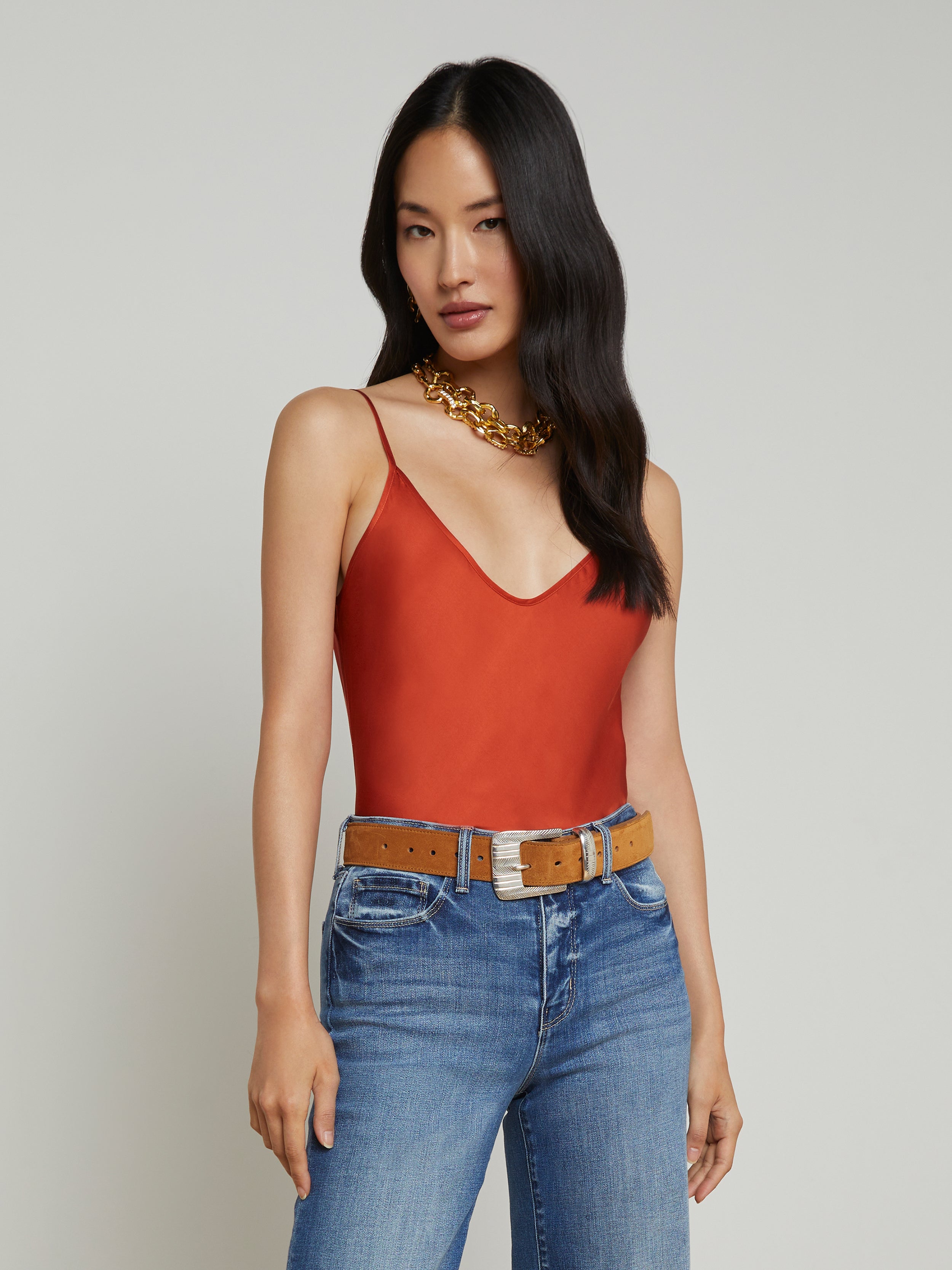 Lexi Satin Camisole camisole L'AGENCE Sale