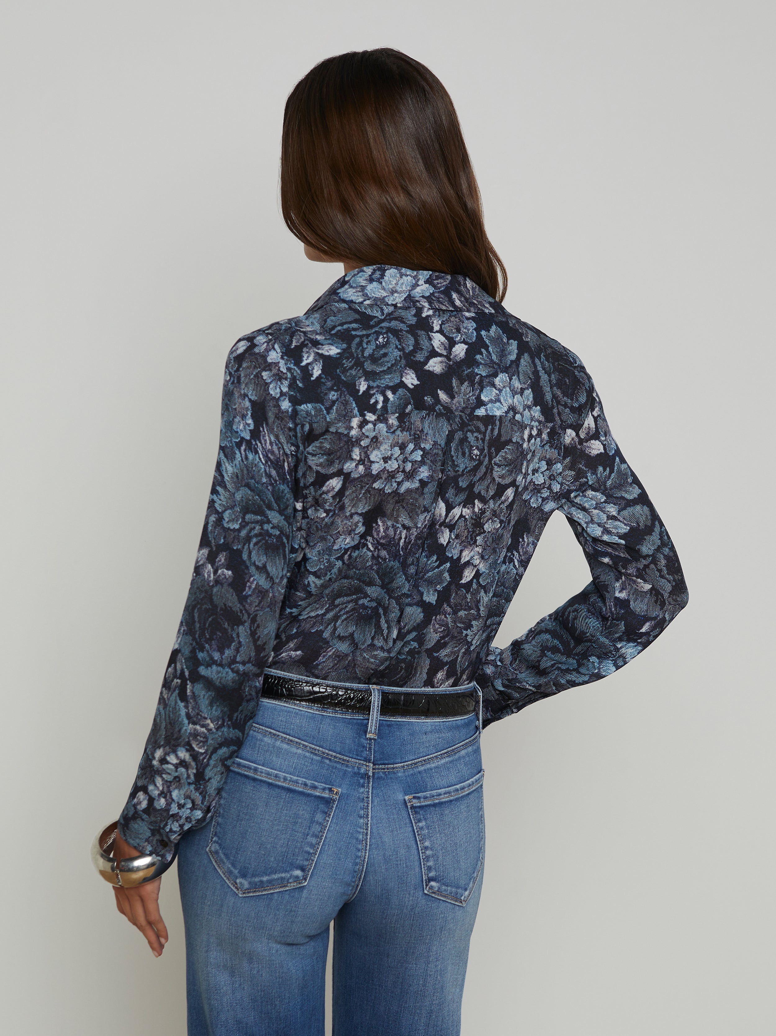 Nina Silk Blouse blouse L'AGENCE Sale