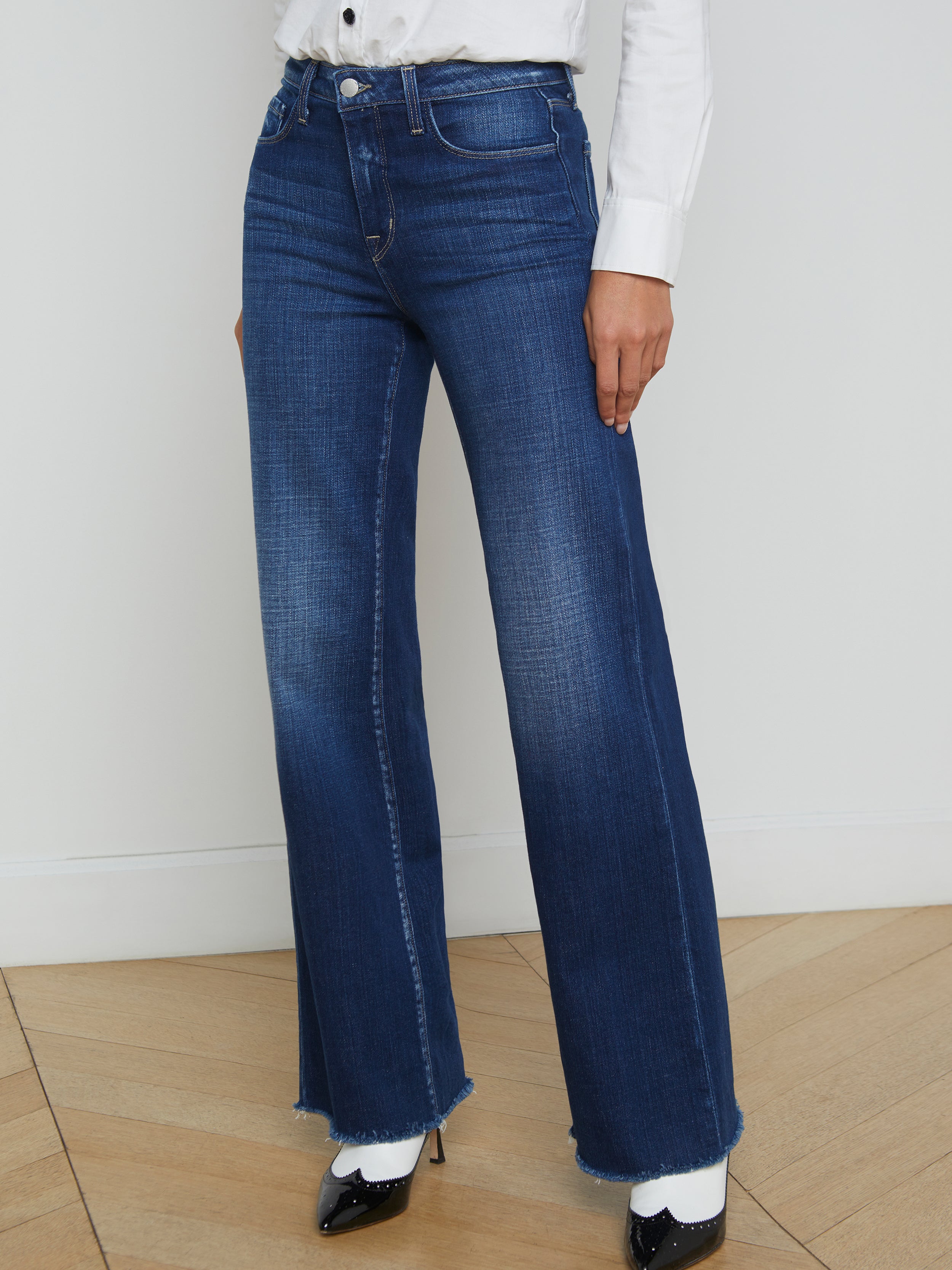 Scottie Wide-Leg Jean jean L'AGENCE Sale