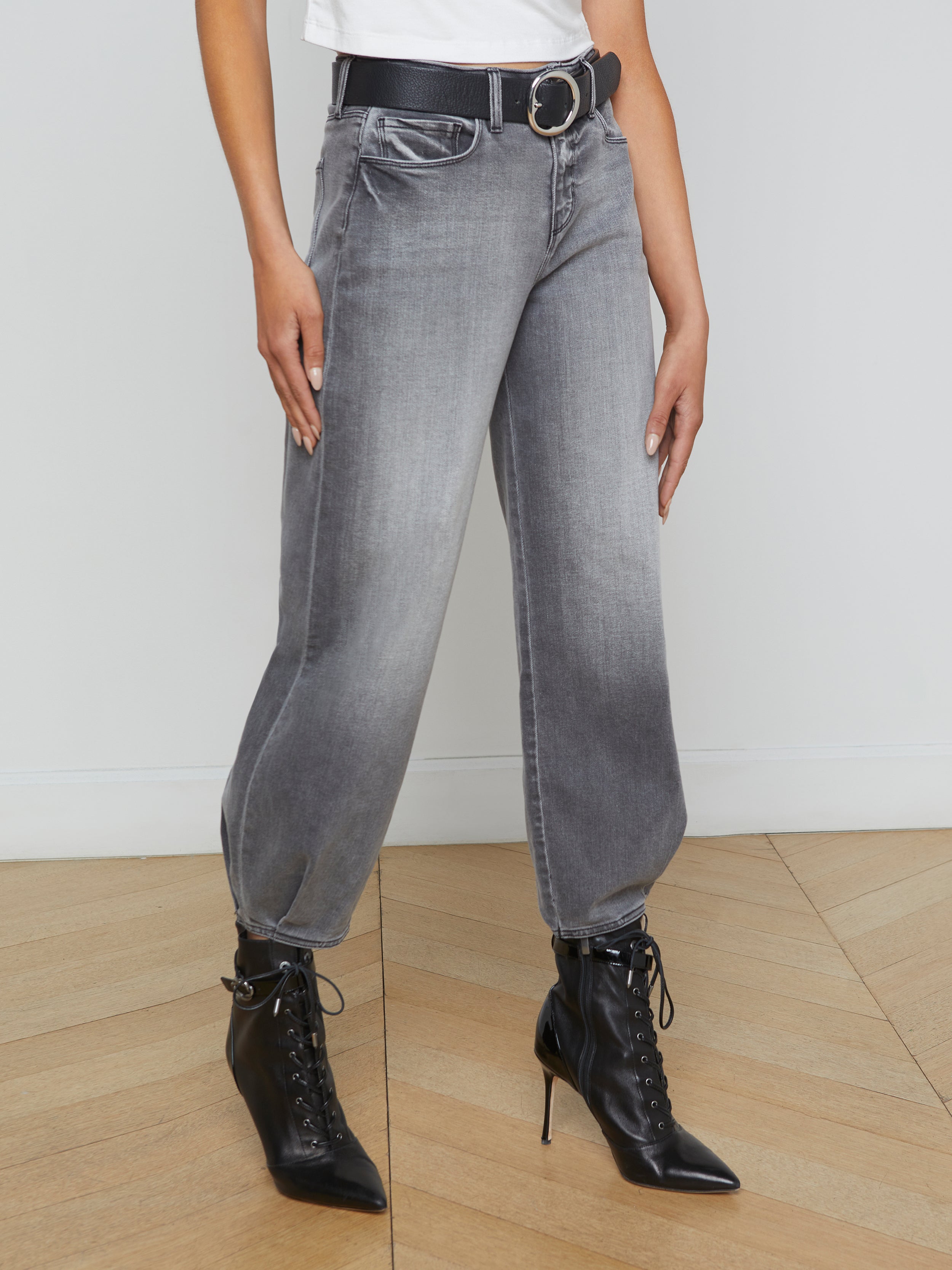 Krista Tapered Jean jean L'AGENCE Sale