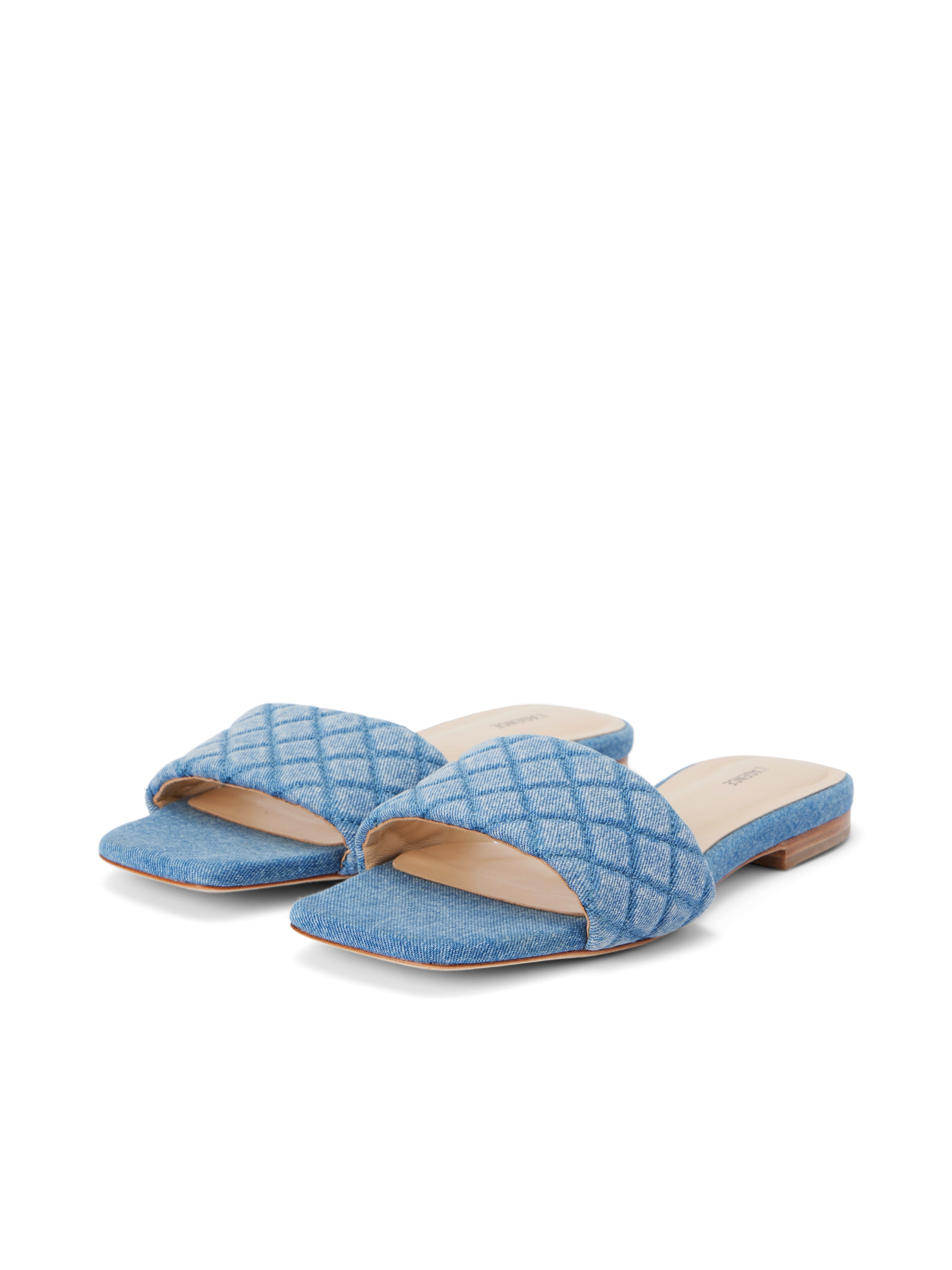Aloise Denim Slide Sandal shoes L'AGENCE