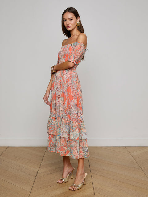 Oriel Off-The-Shoulder Dress dress L'AGENCE