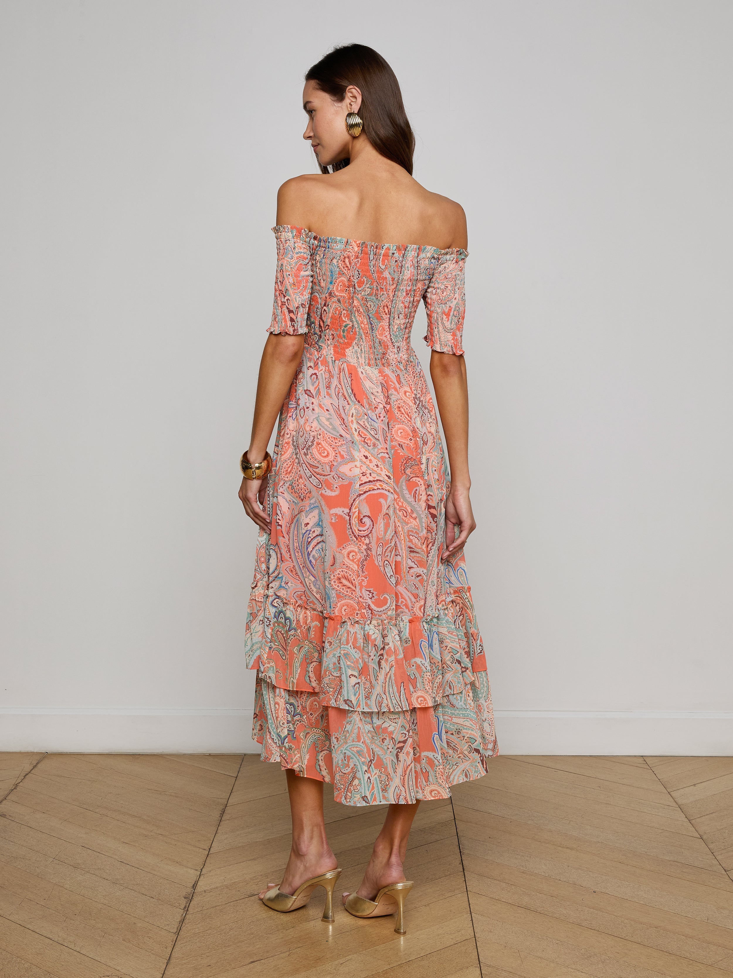 Oriel Off-The-Shoulder Dress dress L'AGENCE