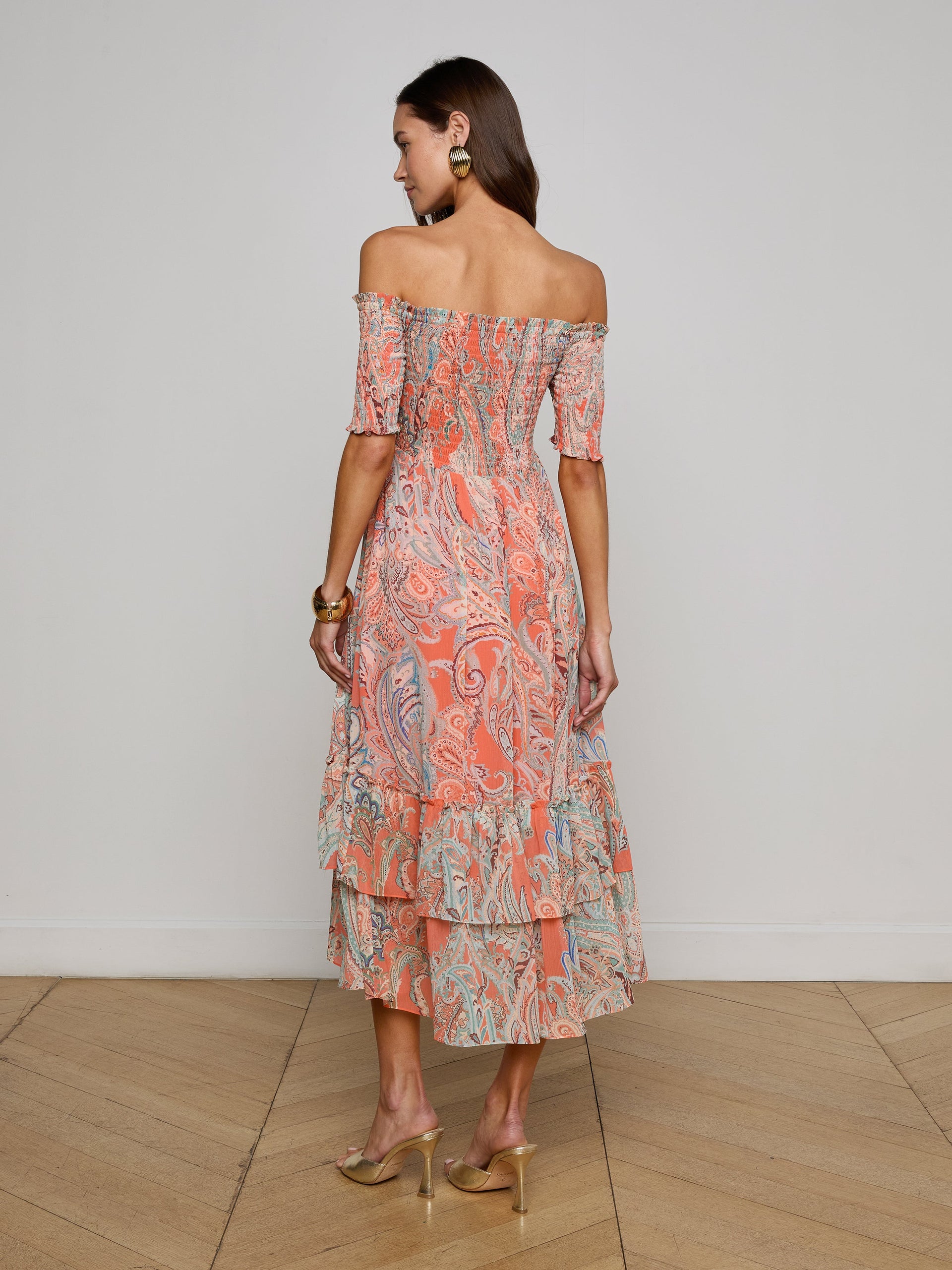 Oriel Off-The-Shoulder Dress dress L'AGENCE
