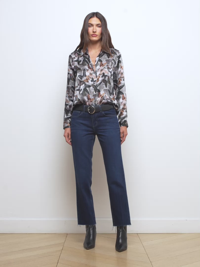 Milana Slouchy Stovepipe Jean jean L'AGENCE Sale